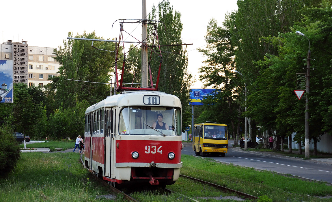 Донецк, Tatra T3SU № 934