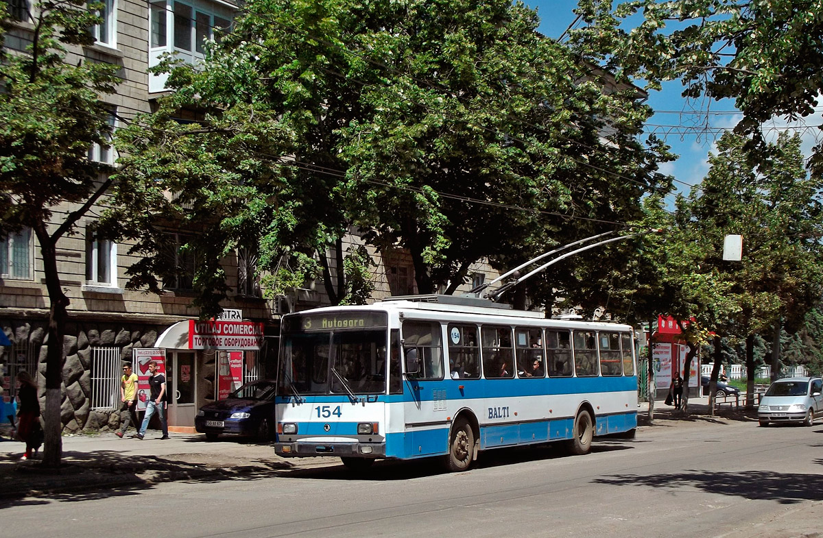 Бельцы, Škoda 14Tr13/6M № 154