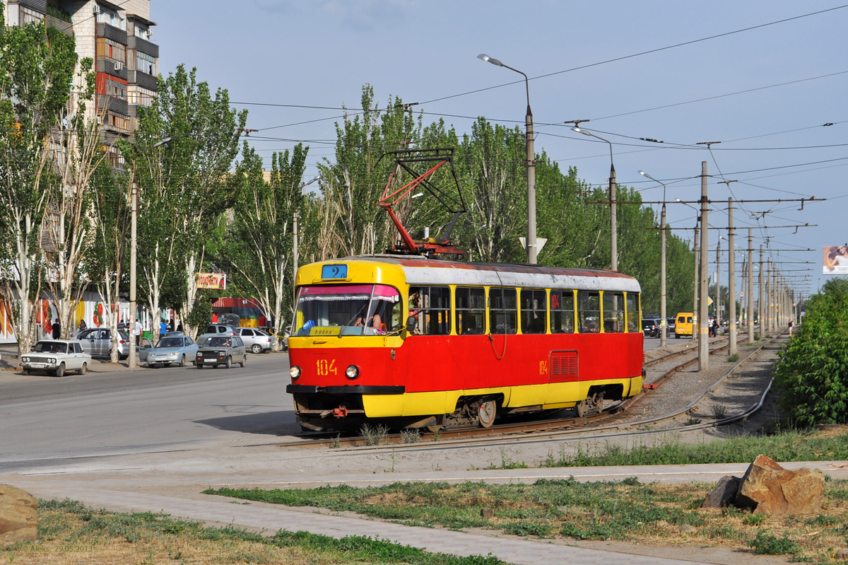 Волжский, Tatra T3SU № 104