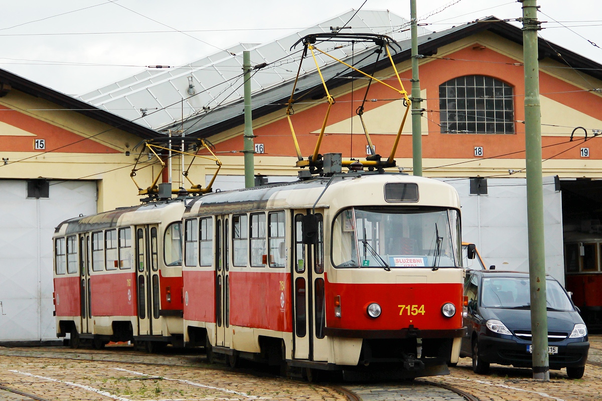 Прага, Tatra T3SUCS № 7154