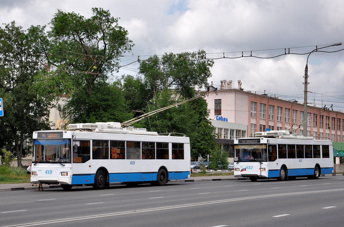 Белгород, Тролза-5275.07 «Оптима» № 419; Белгород, Тролза-5275.07 «Оптима» № 432