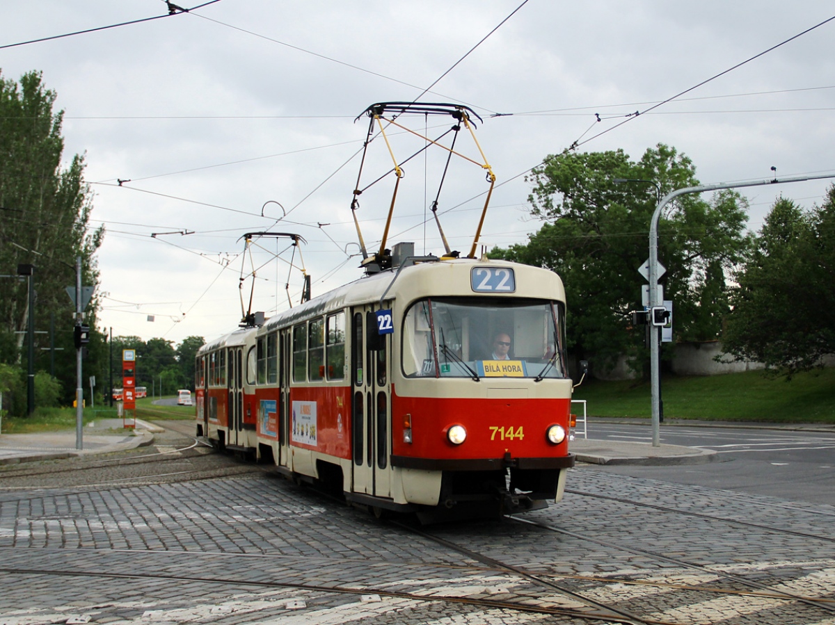 Прага, Tatra T3SUCS № 7144
