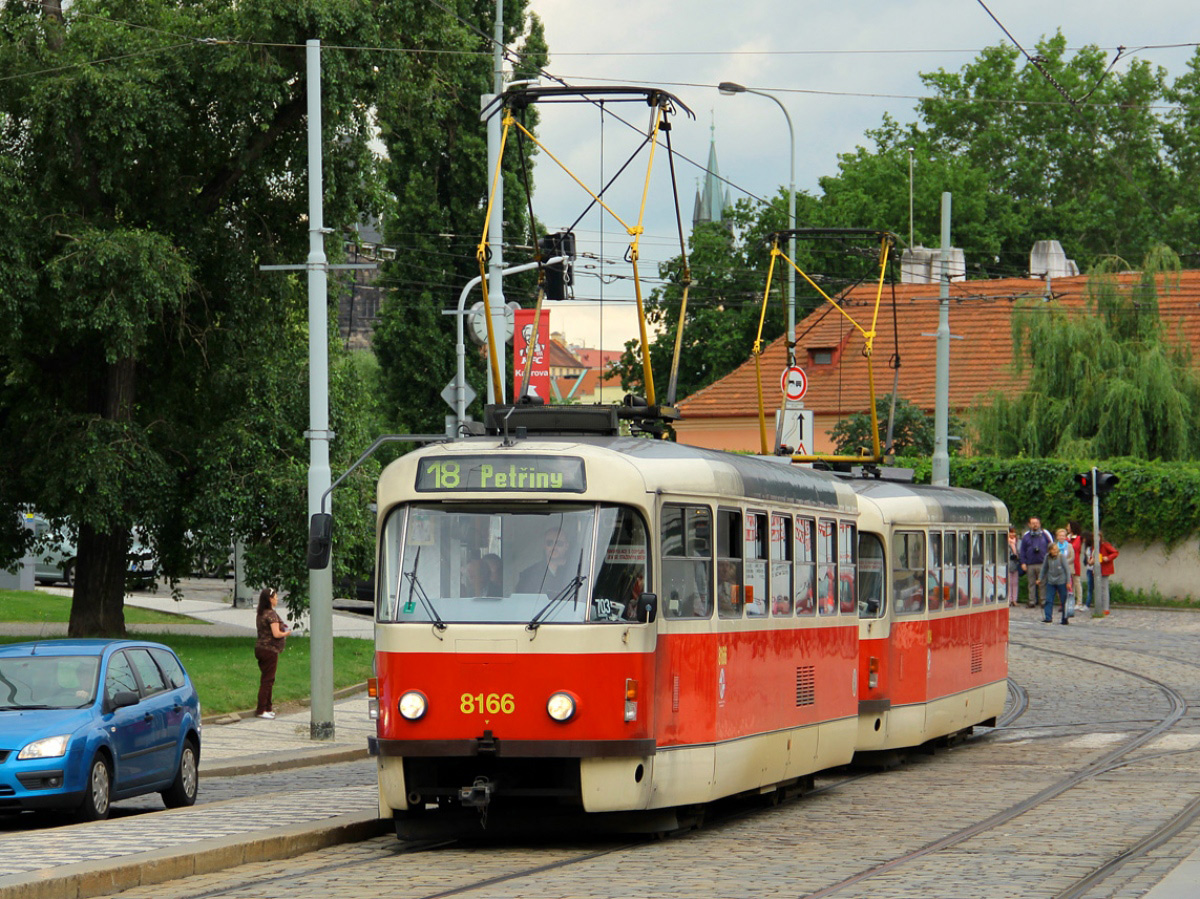 Прага, Tatra T3R.PV № 8166