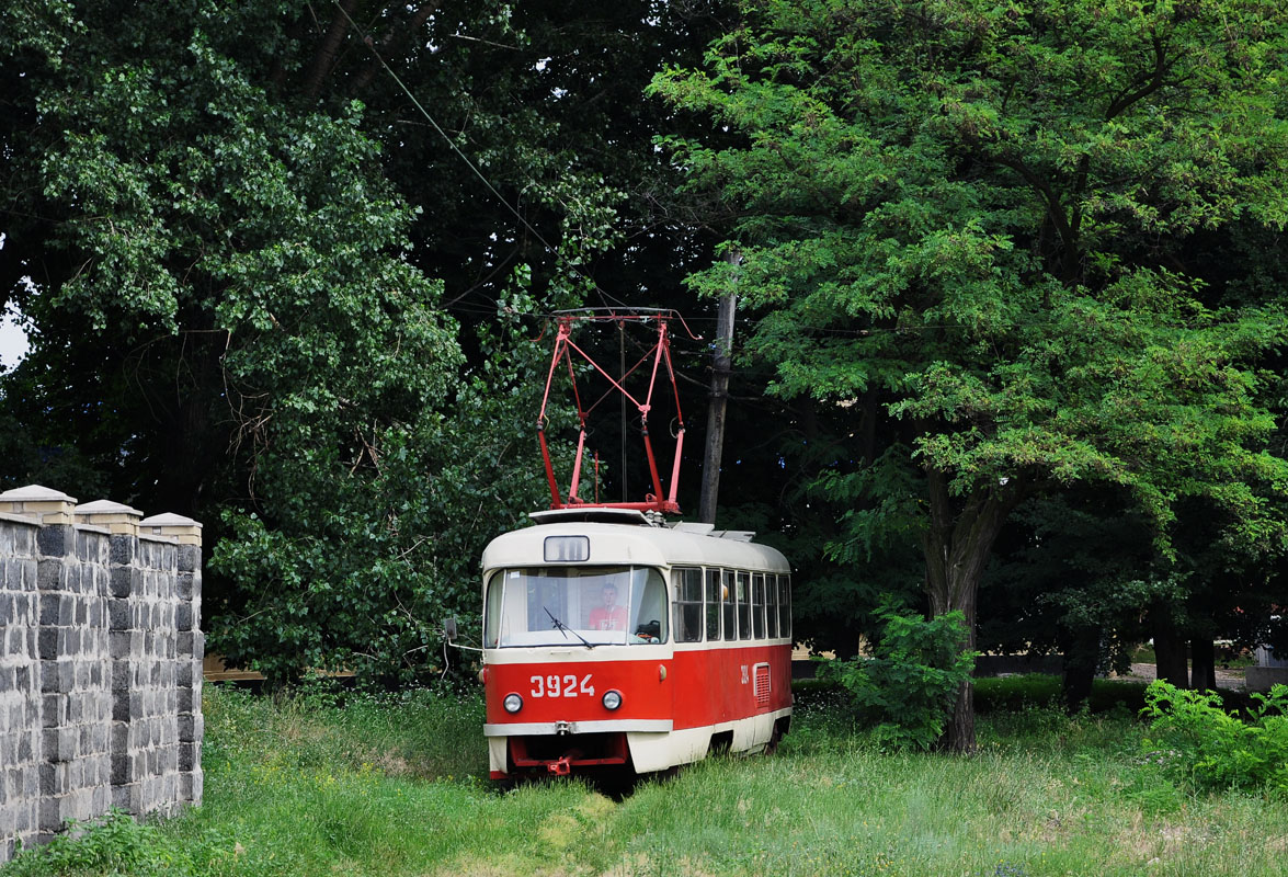 Донецк, Tatra T3SU № 3924; Донецк — Трамвайная линия к станции Мушкетово
