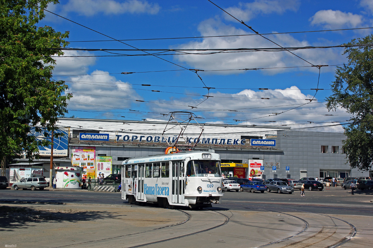 Yekaterinburg, Tatra T3SU (2-door) č. 089
