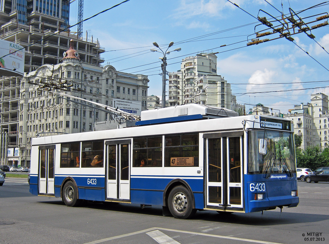 Москва, Тролза-5275.05 «Оптима» (КР МТрЗ) № 6433