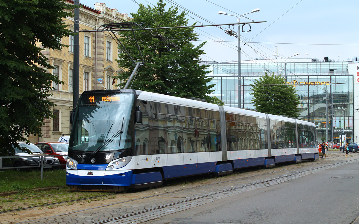 Ryga, Škoda 15T1 ForCity Alfa Riga Nr 58011
