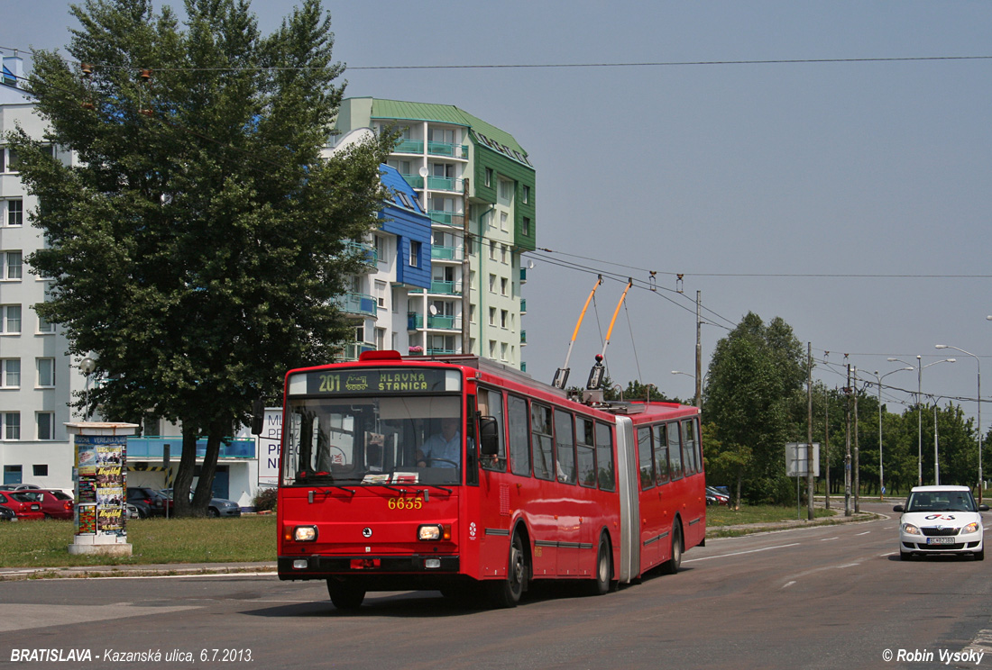 Братислава, Škoda 15Tr13/6M № 6635