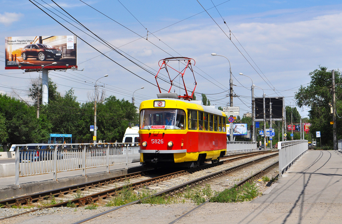Волгоград, Tatra T3SU № 5826