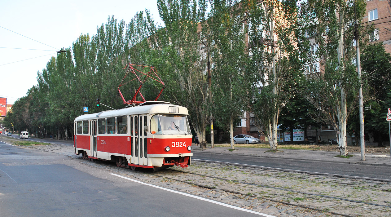 Donetsk, Tatra T3SU N°. 3924