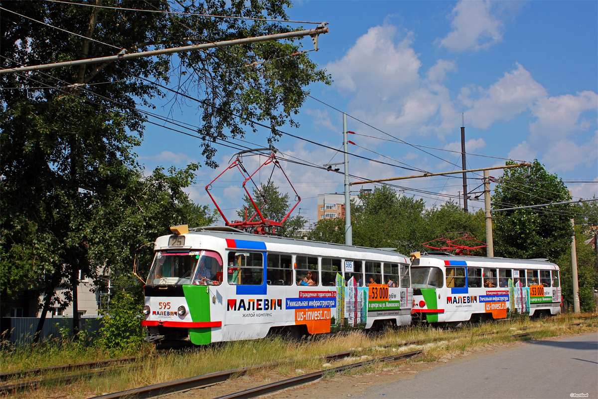 Екатеринбург, Tatra T3SU № 595