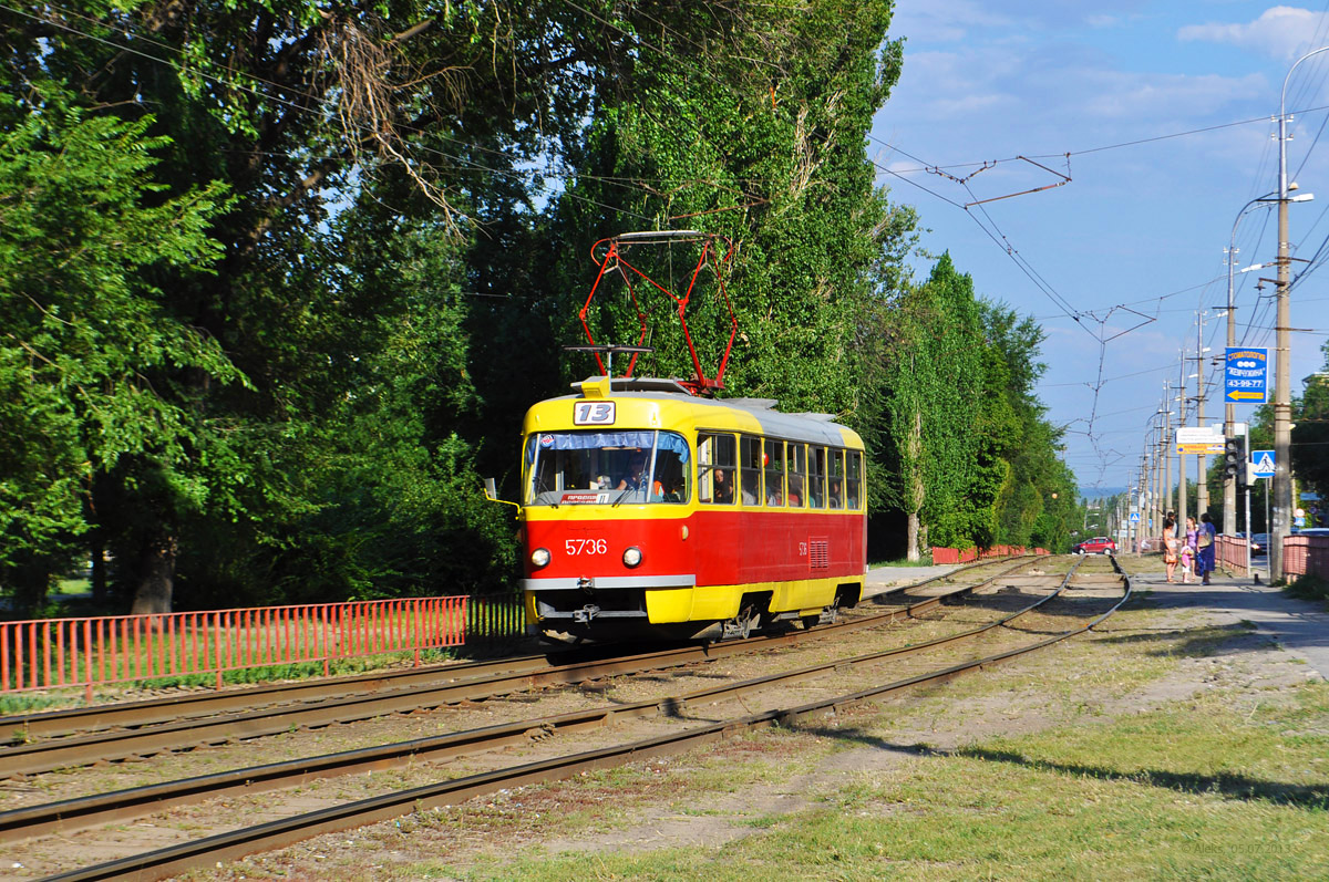 Волгоград, Tatra T3SU № 5736
