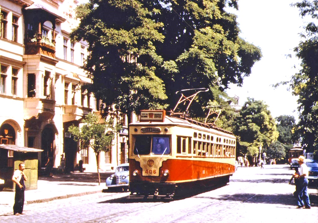 Одесса, Четырёхосный моторный La Croyère тип A № 406