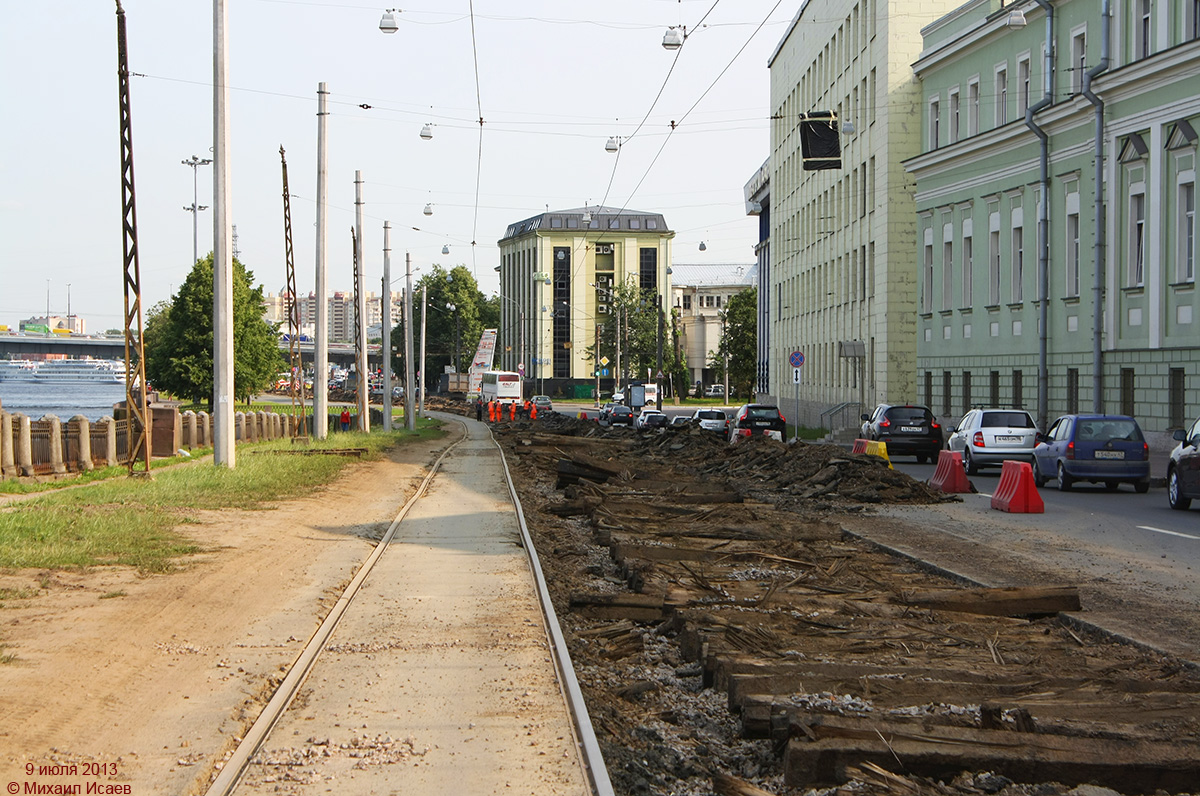 Sanktpēterburga — Track repairs