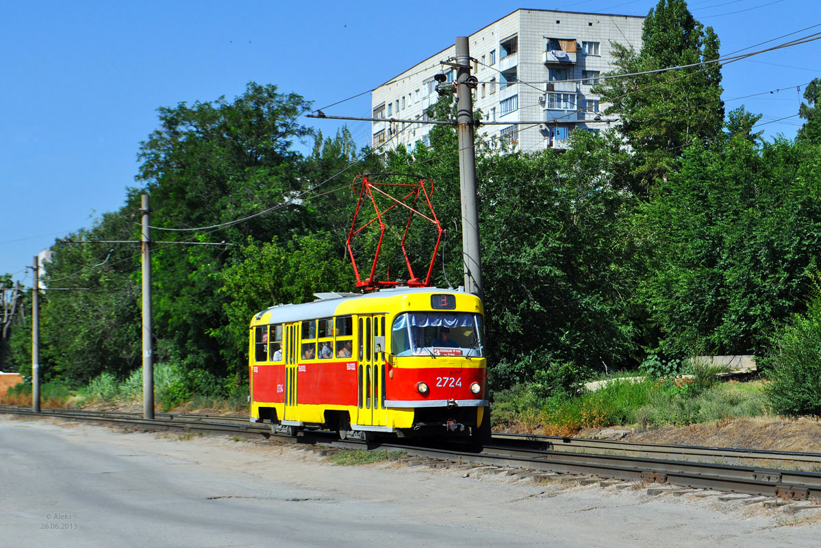 Волгоград, Tatra T3SU № 2724