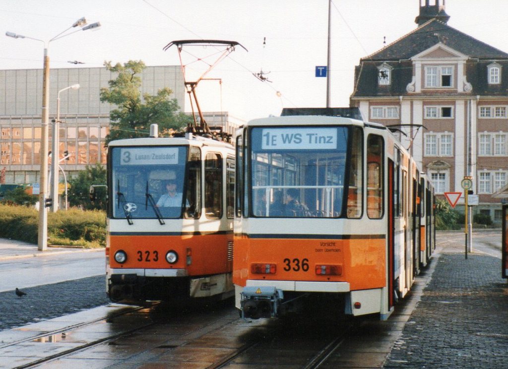 Гера, Tatra KT4D № 323; Гера, Tatra KT4D № 336