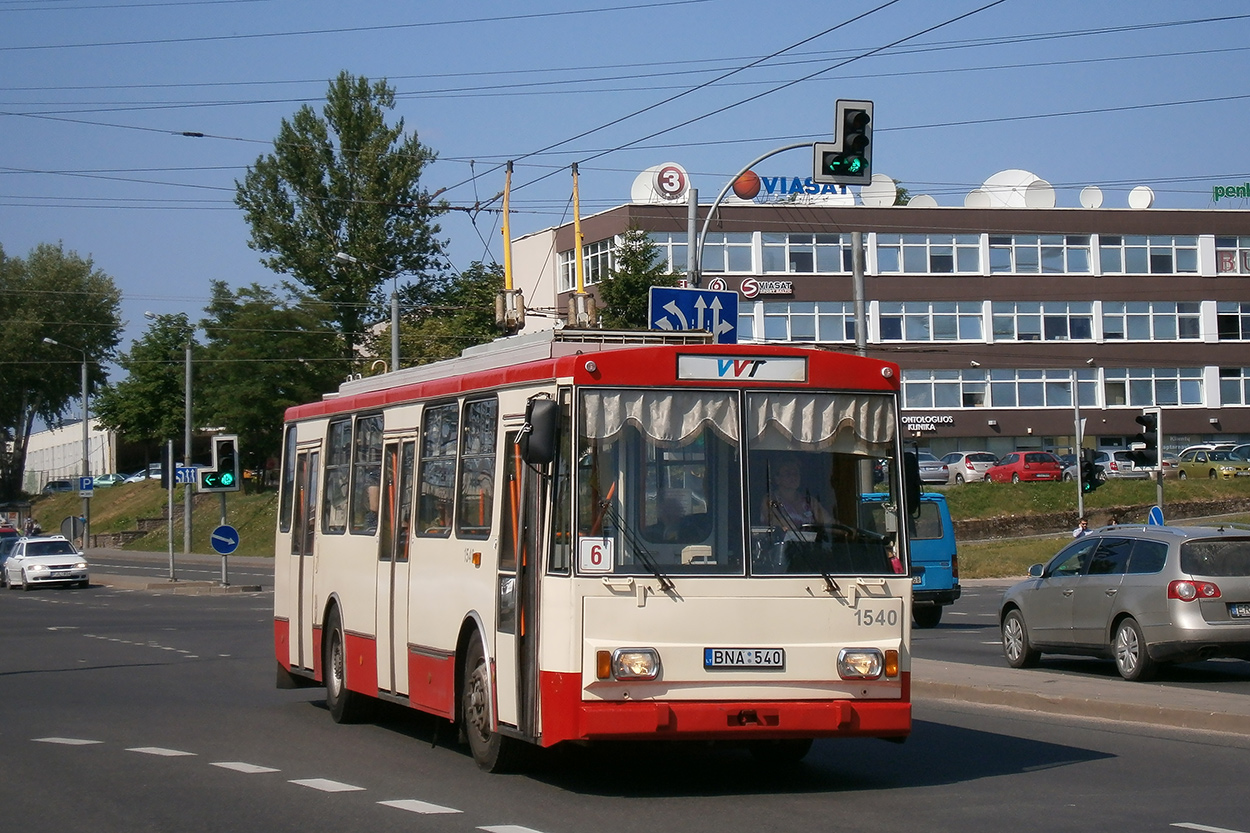 Вильнюс, Škoda 14Tr89/6 № 1540