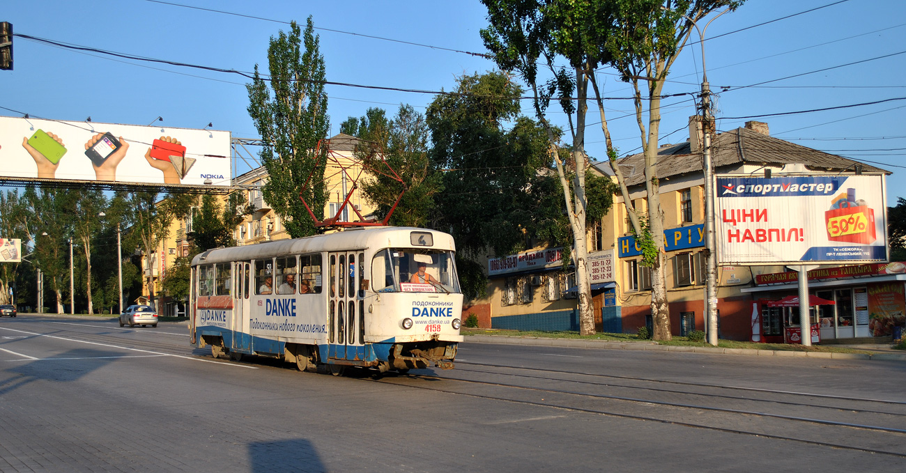 Донецк, Tatra T3SU № 4158