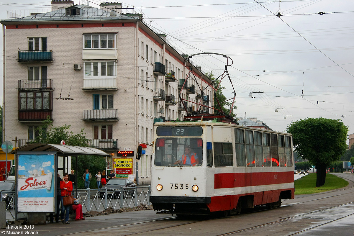 Санкт-Петербург, ЛМ-68М № 7535 Санкт-Петербург, ЛМ-68М № 7535