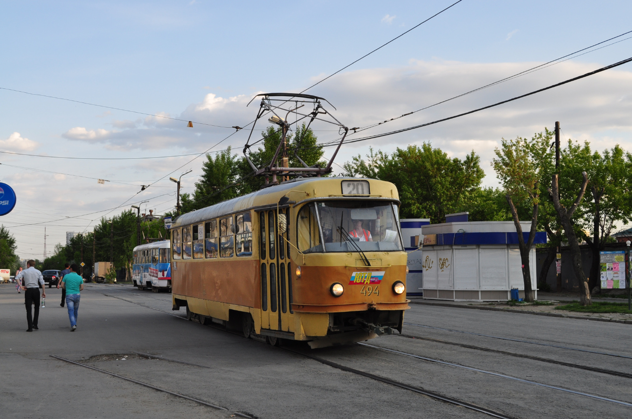 Екатеринбург, Tatra T3SU (двухдверная) № 494