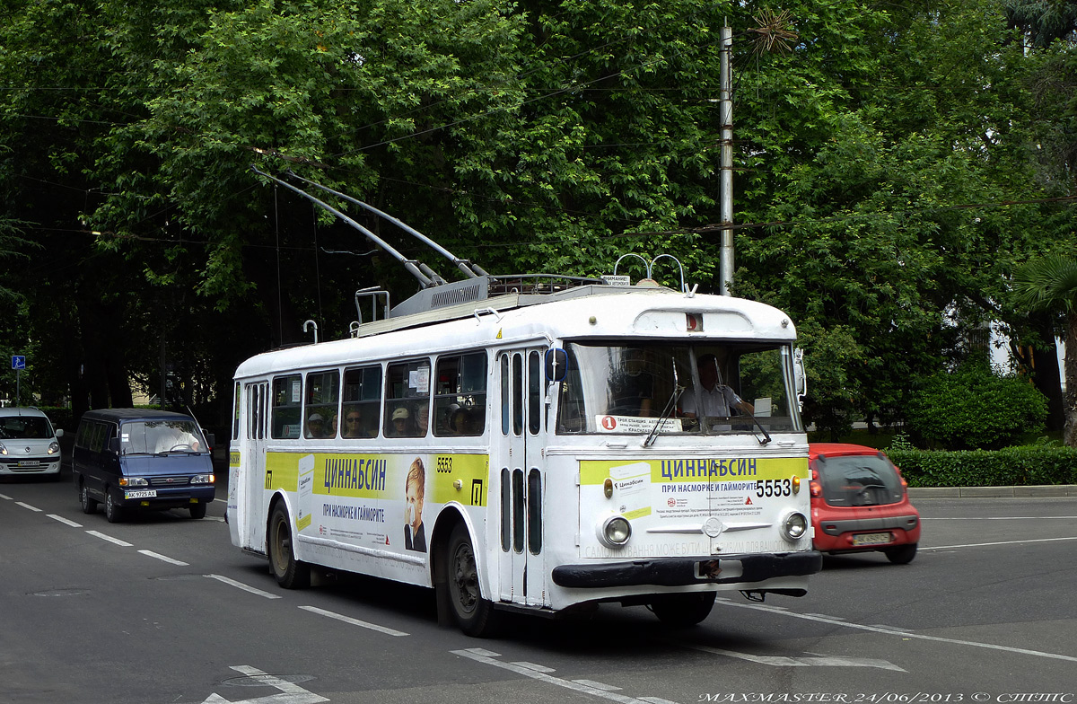 Крымский троллейбус, Škoda 9Tr21 № 5553