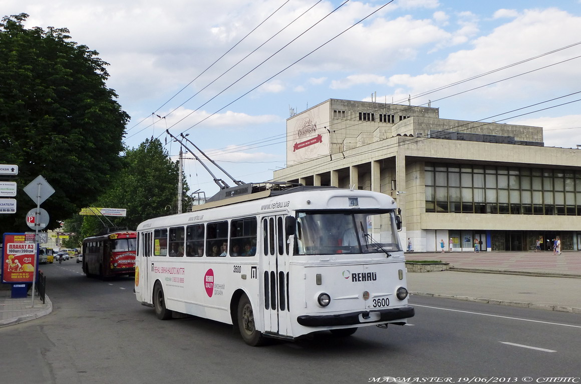 Крымский троллейбус, Škoda 9Tr22 № 3600