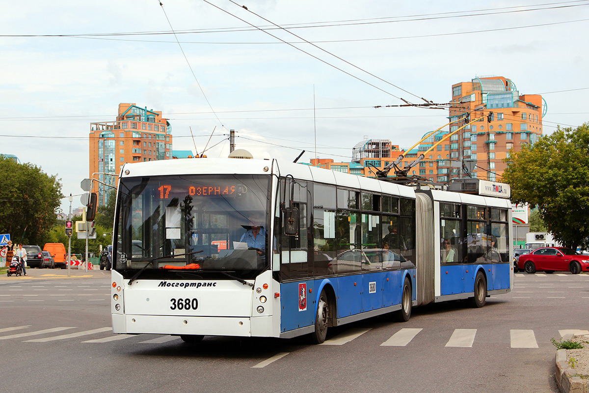 Москва, Тролза-6206.01 «Мегаполис» № 3680