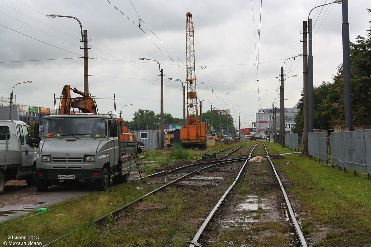 Sanktpēterburga — Track repairs; Sanktpēterburga — Tram lines and infrastructure