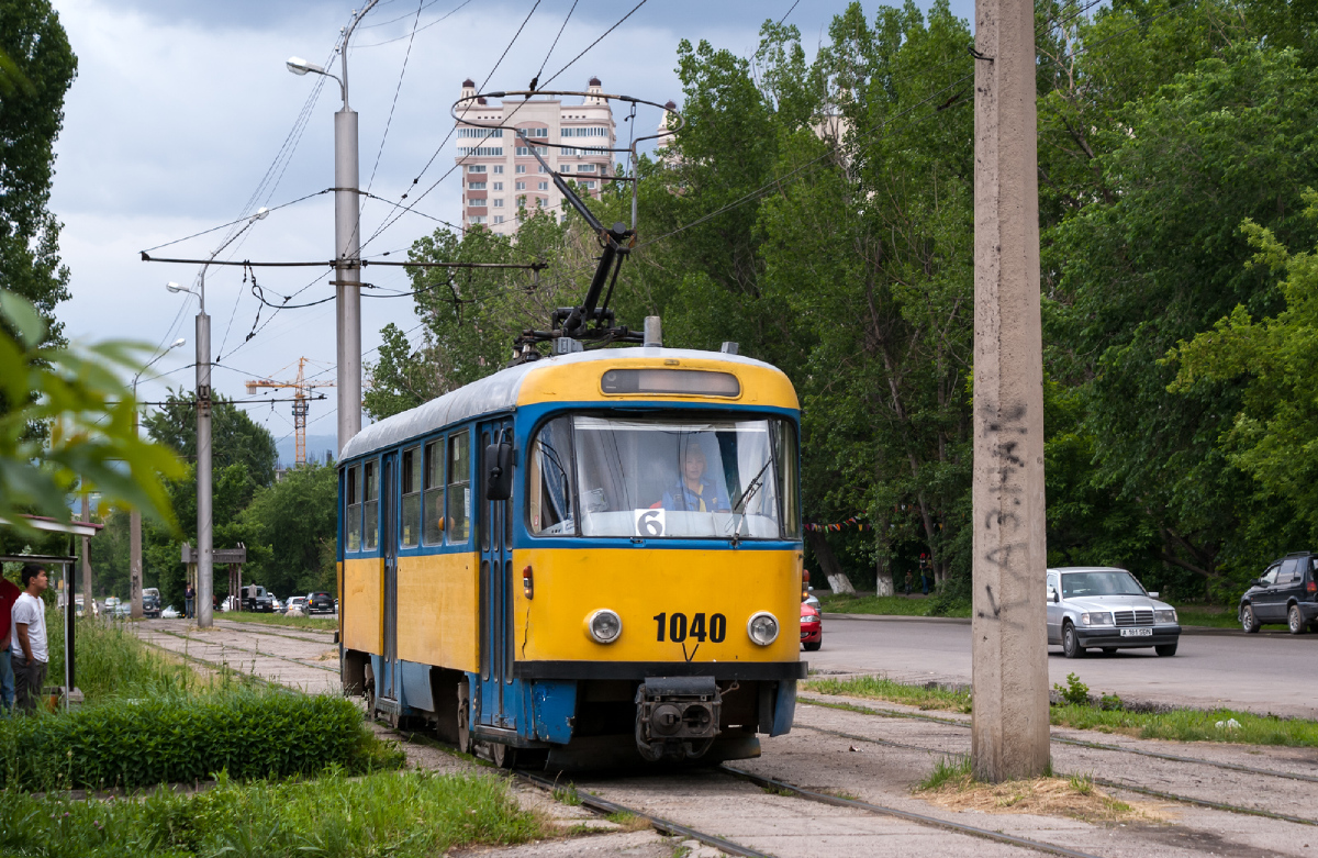 Алматы, Tatra T4D № 1040