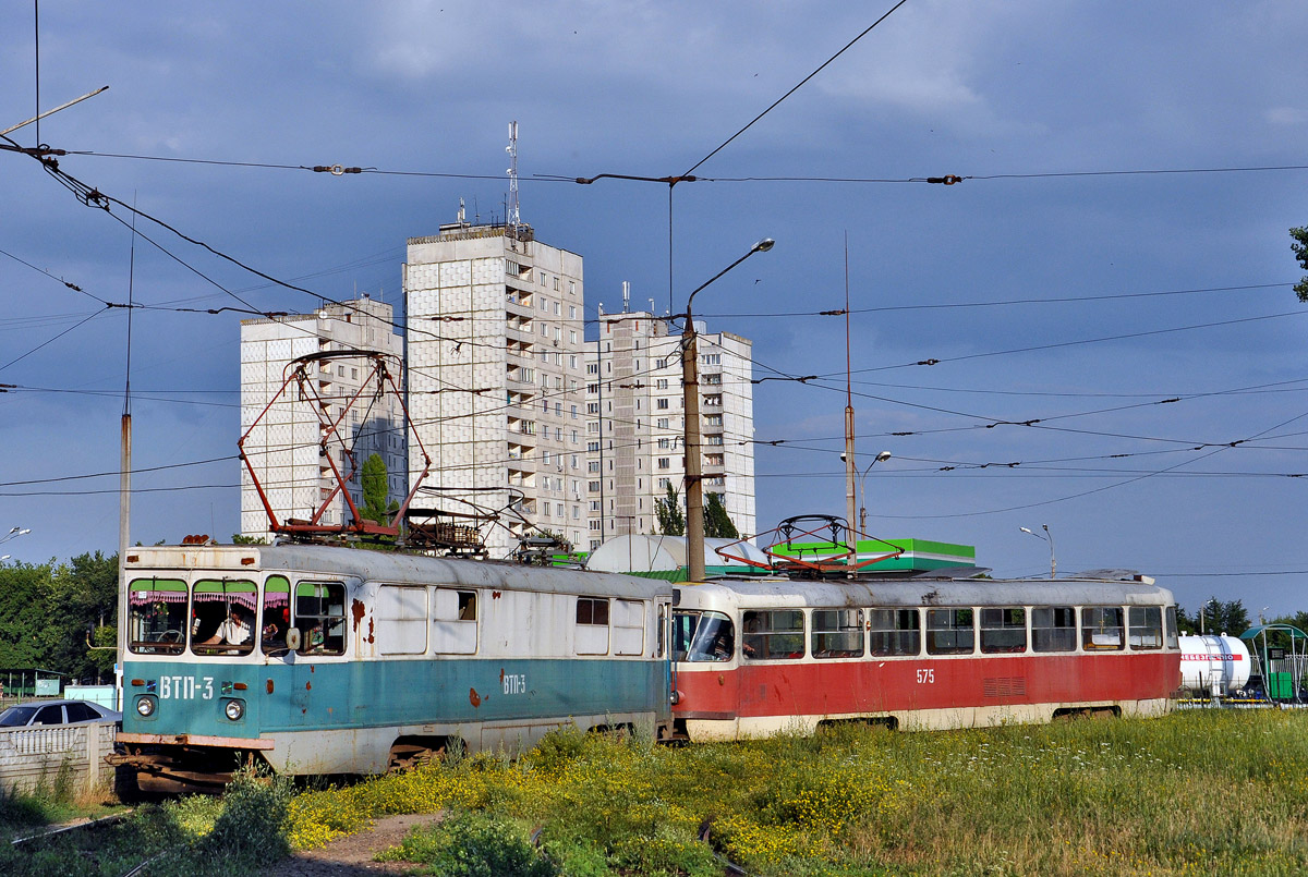 Харьков, МТВ-82 № ВТП-3; Харьков, Tatra T3SU № 575 Харьков, МТВ-82 № ВТП-3; Харьков, Tatra T3SU № 575