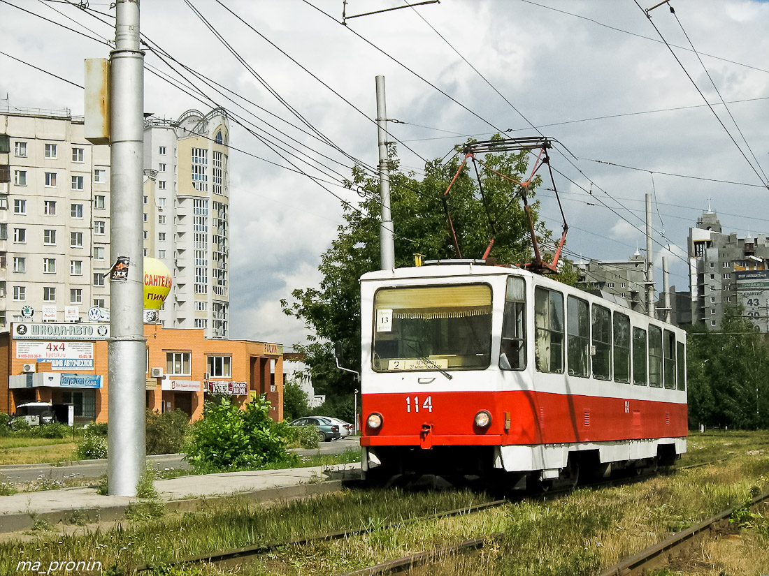 Липецк, Tatra T6B5SU № 114