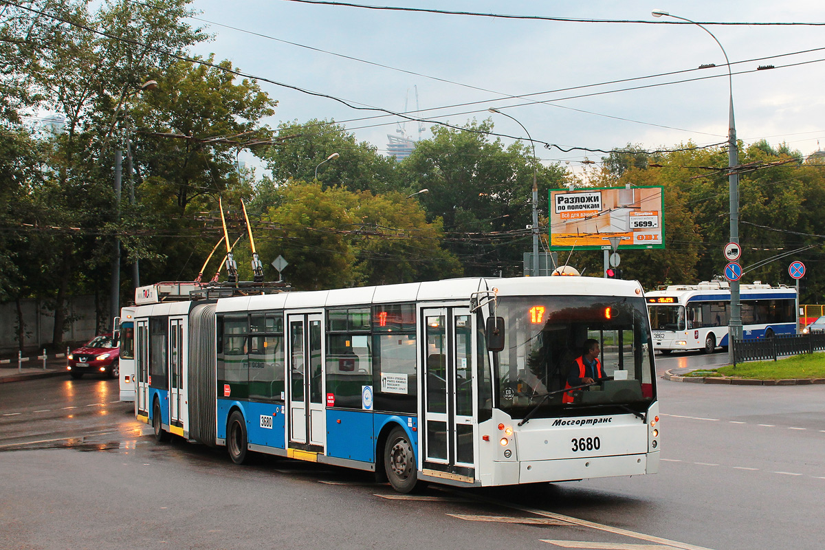 Москва, Тролза-6206.01 «Мегаполис» № 3680