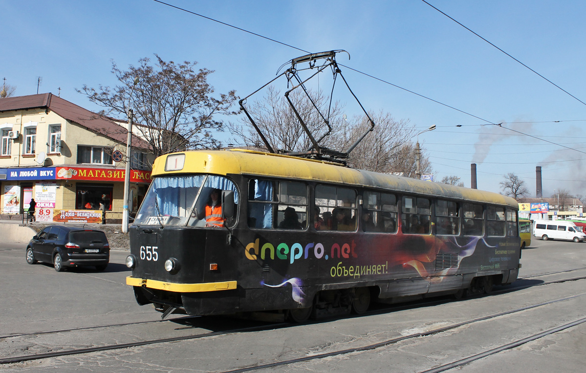 Каменское, Tatra T3SU № 655