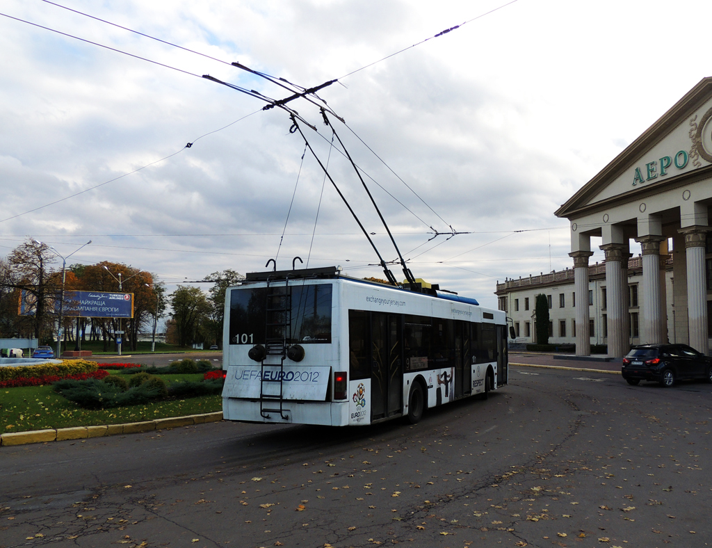 Львов, ЛАЗ E183D1 № 101