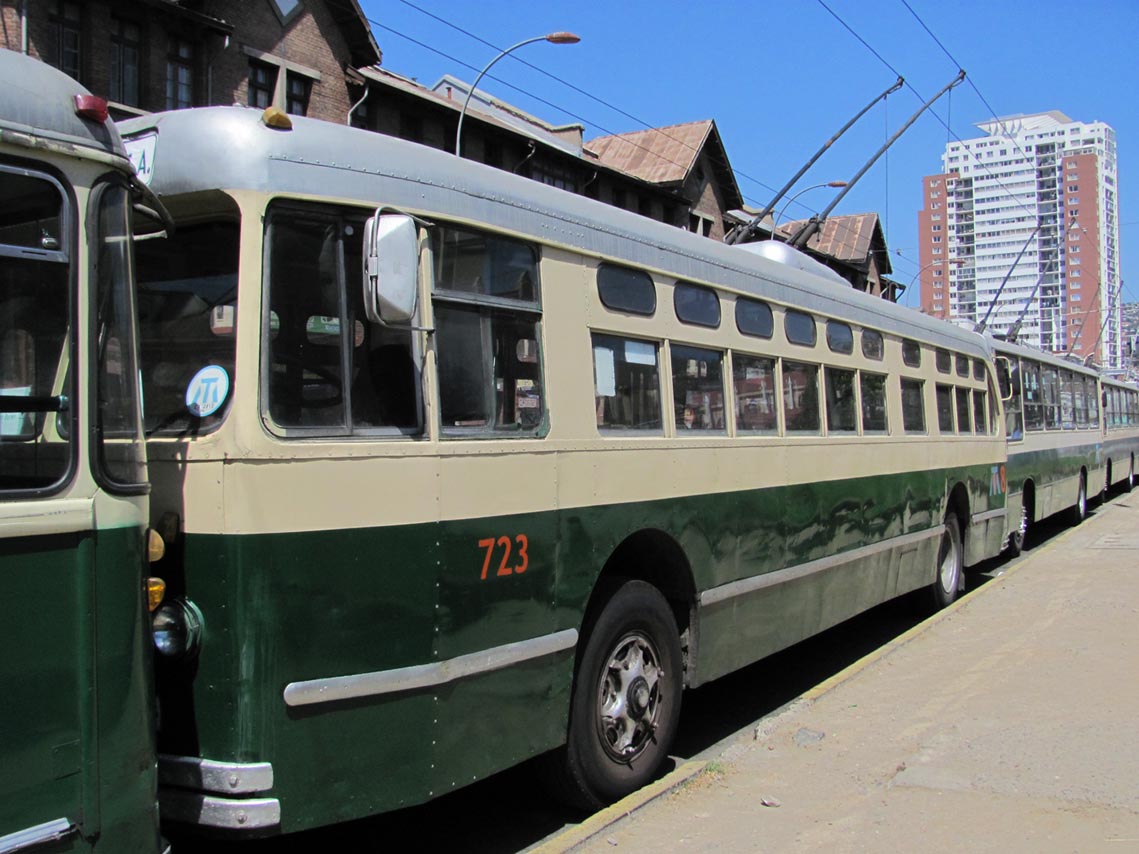 Вальпараисо, Pullman-Standard TC-48 № 723; Вальпараисо — Разные фотографии