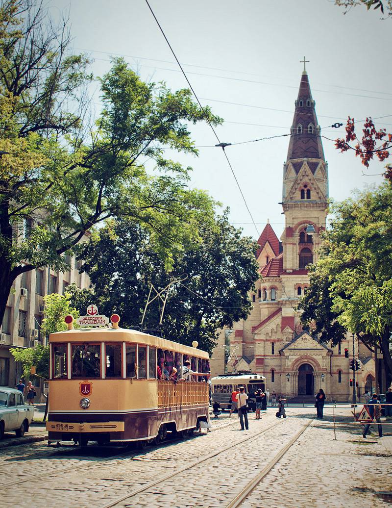 Одесса, МТВ-82 № 914; Одесса — 14.07.2013 — Покатушки на ретро-трамваях КТМ-1 и МТВ-82