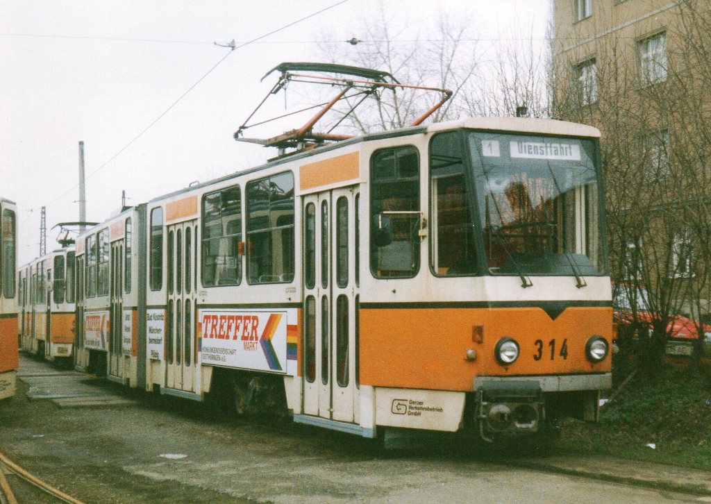 Гера, Tatra KT4D № 314