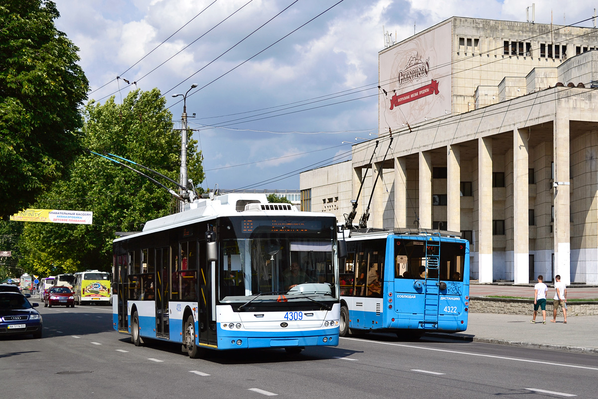 Крымский троллейбус, Богдан Т70110 № 4309