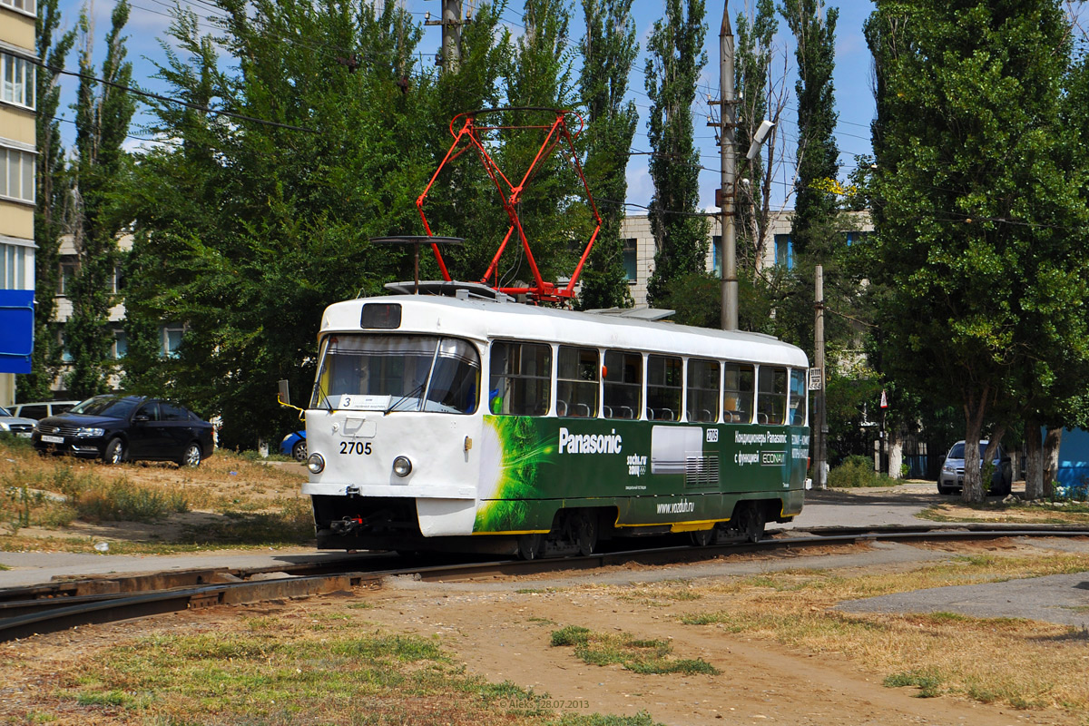 Волгоград, Tatra T3SU № 2705