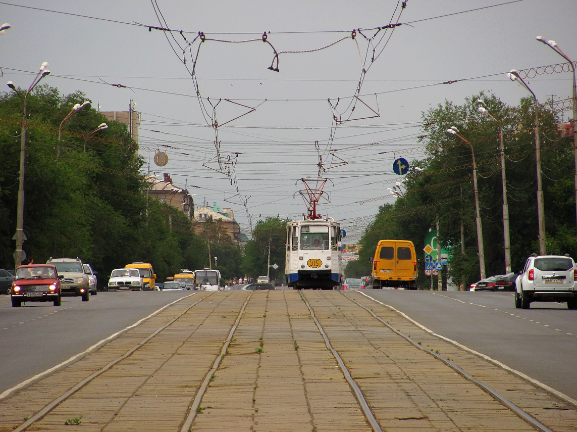 Orsk — Tram lines and loops