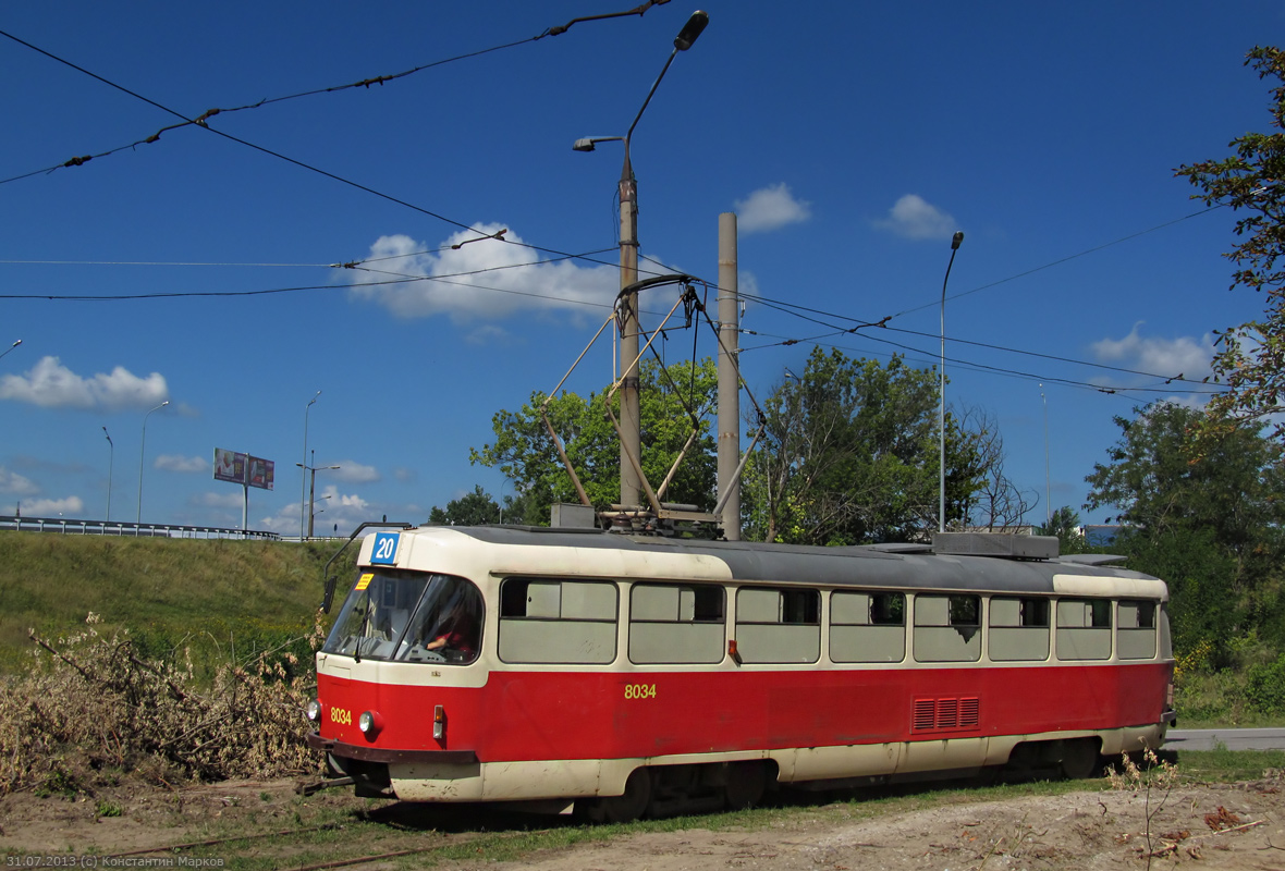 Harkiva, Tatra T3M № 8034 Harkiva, Tatra T3M № 8034