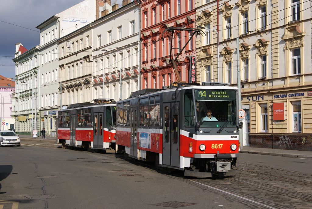 Prague, Tatra T6A5 N°. 8617 Prague, Tatra T6A5 N°. 8617