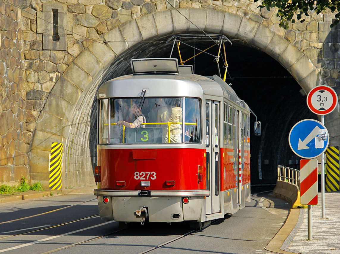 Прага, Tatra T3R.PLF № 8273