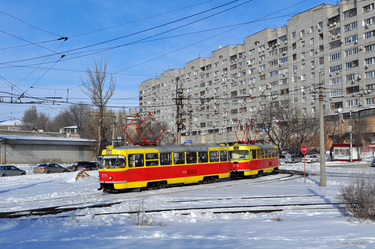 Volgográd, Tatra T3SU — 2731; Volgográd, Tatra T3SU — 2732
