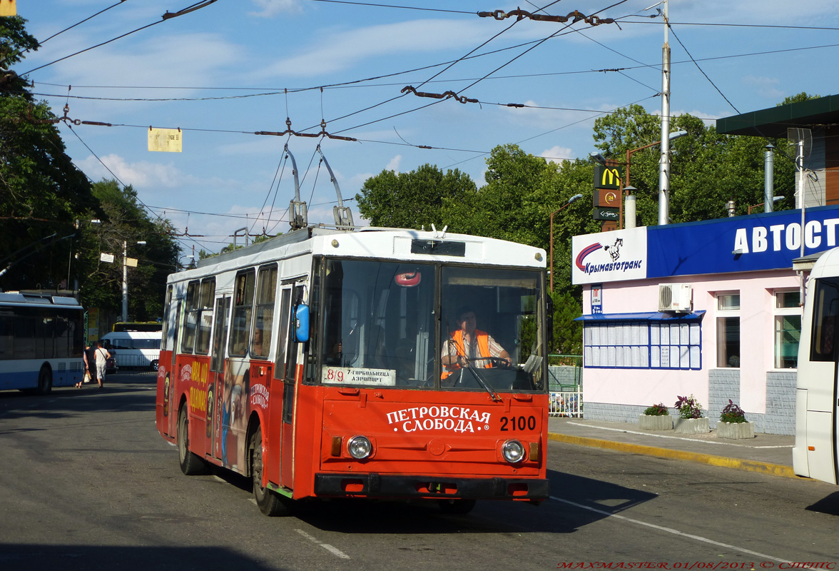 Крымский троллейбус, Škoda 14Tr89/6 № 2100