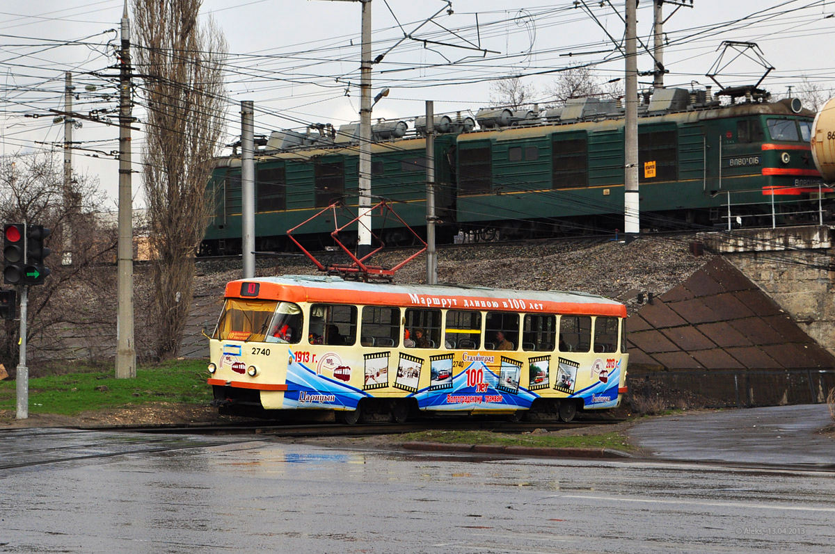 Волгоград, Tatra T3SU № 2740