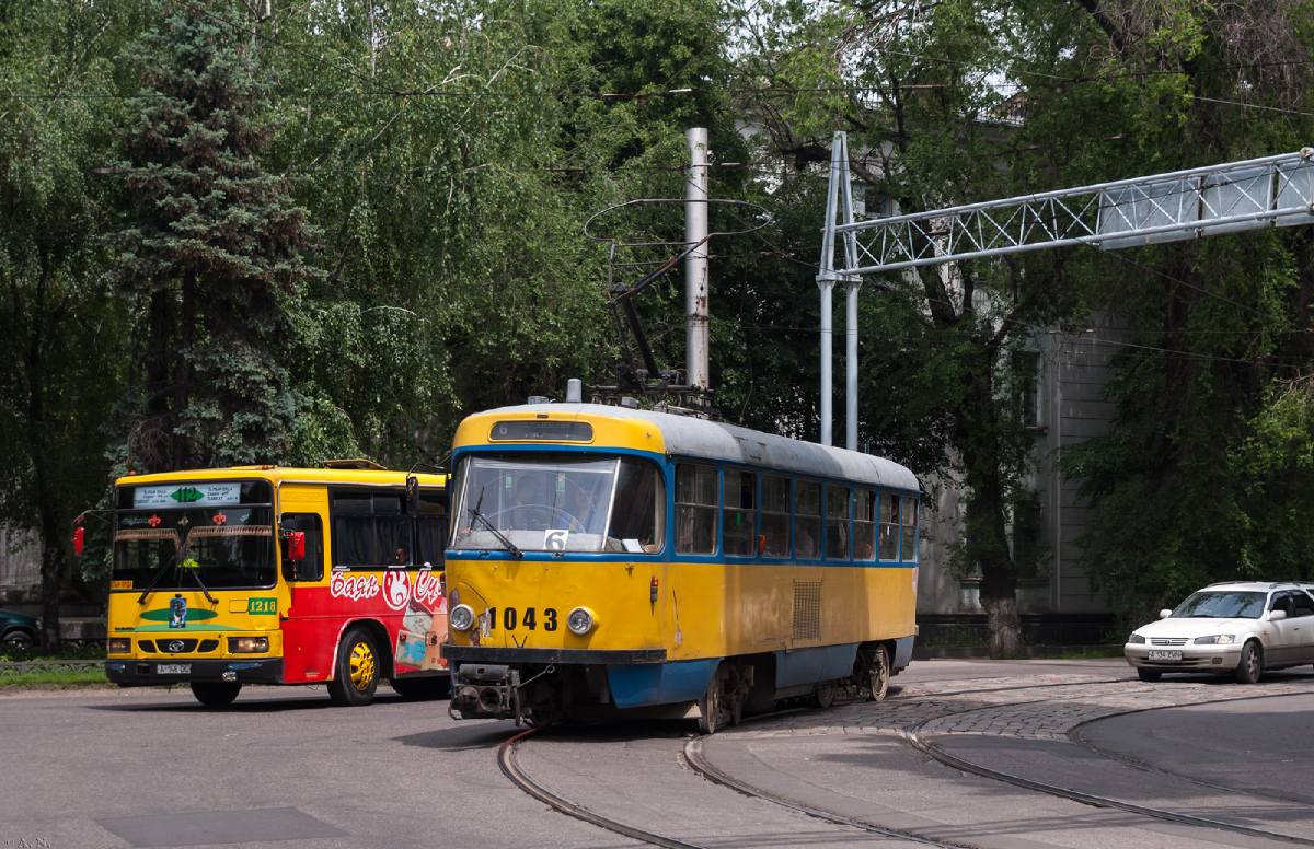 Алматы, Tatra T4D № 1043