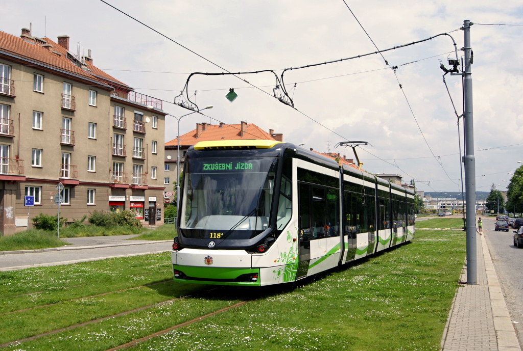 Plzeň, Škoda 26T ForCity Classic Br. 118; Plzeň — Brand new tramways from the Škoda factory