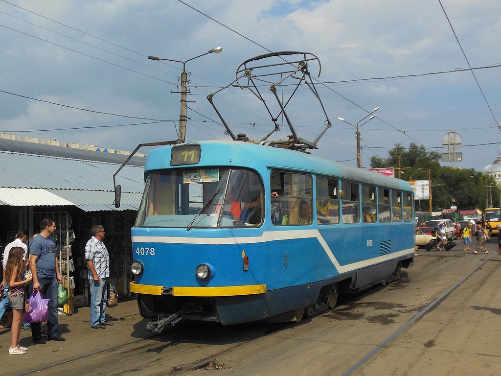 Одесса, Tatra T3R.P № 4078