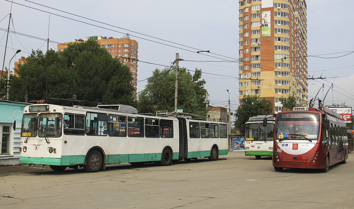 Тула, ЗиУ-620520 № 11; Тула, БКМ 420030 «Витовт» № 66